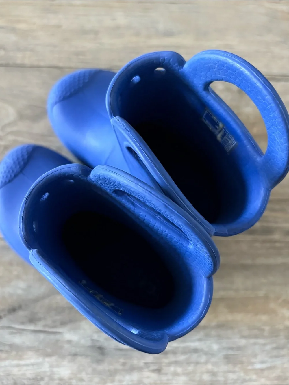 Crocs Kids Handle It Rain Boots In Blue Size 8